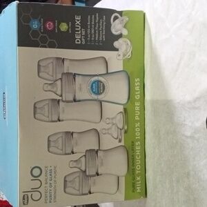 Chicco DUO Perfect Balance Purity Of Glass Deluxe Gift Set NEW OPEN BOX *READ*